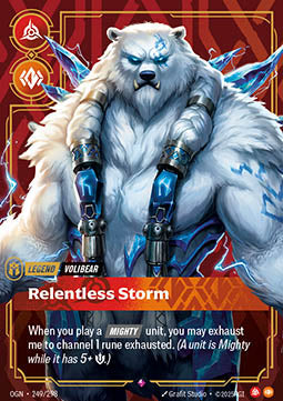 Volibear, Relentless Storm (V.1 - Rare) - Origins (Rare) [OGN-249] - JotaCards - Tu Tienda de TCG