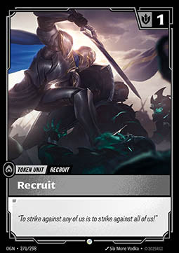 Recruit (V.1 - Common) - Origins (Common) [OGN-271] - JotaCards - Tu Tienda de TCG