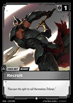 Recruit (V.2 - Common) - Origins (Common) [OGN-272] - JotaCards - Tu Tienda de TCG