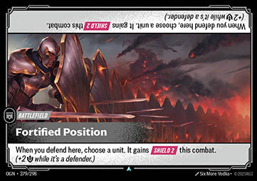 Fortified Position - Origins (Uncommon) [OGN-279] - JotaCards - Tu Tienda de TCG