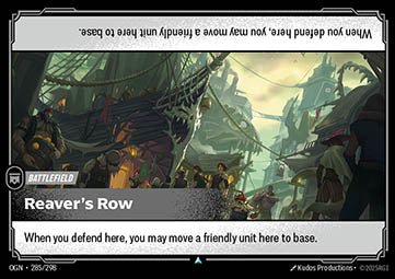 Reaver's Row - Origins (Uncommon) [OGN-285] - JotaCards - Tu Tienda de TCG