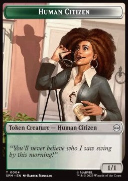 Human Citizen Token (GW 1/1) // Treasure Token - Magic: The Gathering | Marvel's Spider-Man: Tokens (Token) [TSPM-T 4/7] - JotaCards - Tu Tienda de TCG