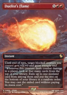 Duelist's Flame - Magic: The Gathering - FINAL FANTASY Holiday Release (Rare) [FINH-452] - JotaCards - Tu Tienda de TCG