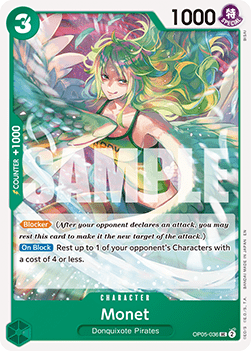 Monet (OP05-036) (V.1) - The Best Vol.2 (Uncommon) [PRB02-OP05-036] - JotaCards - Tu Tienda de TCG