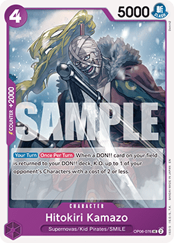Hitokiri Kamazo (OP06-076) (V.1) - The Best Vol.2 (Uncommon) [PRB02-OP06-076] - JotaCards - Tu Tienda de TCG