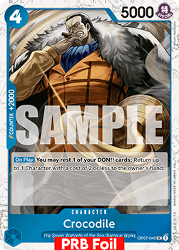 Crocodile (OP07-040) (V.2) - The Best Vol.2 (Uncommon) [PRB02-OP07-040] - JotaCards - Tu Tienda de TCG