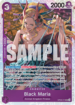Black Maria (OP08-074) - The Best Vol.2 (Super Rare) [PRB02-OP08-074] - JotaCards - Tu Tienda de TCG