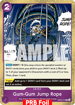 Gum-Gum Jump Rope (OP09-079) (V.2) - The Best Vol.2 (Common) [PRB02-OP09-079] - JotaCards - Tu Tienda de TCG