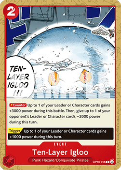 Ten-Layer Igloo (OP10-018) (V.1) - The Best Vol.2 (Common) [PRB02-OP10-018] - JotaCards - Tu Tienda de TCG