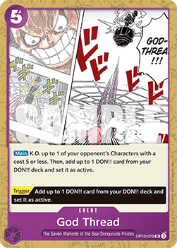 God Thread (OP10-079) (V.1) - The Best Vol.2 (Uncommon) [PRB02-OP10-079] - JotaCards - Tu Tienda de TCG
