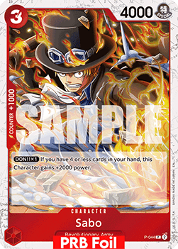 Sabo (P-044) (V.2) - The Best Vol.2 (Promo) [PRB02-P-044] - JotaCards - Tu Tienda de TCG