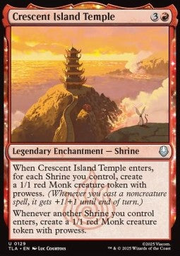 Crescent Island Temple - Magic: The Gathering | Avatar: The Last Airbender (Uncommon) [TLA-129] - JotaCards - Tu Tienda de TCG