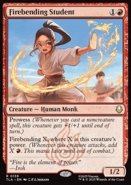 Firebending Student - Magic: The Gathering | Avatar: The Last Airbender (Rare) [TLA-139] - JotaCards - Tu Tienda de TCG