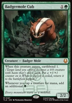 Badgermole Cub - Magic: The Gathering | Avatar: The Last Airbender (Mythic) [TLA-167] - JotaCards - Tu Tienda de TCG