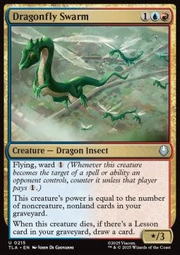 Dragonfly Swarm - Magic: The Gathering | Avatar: The Last Airbender (Uncommon) [TLA-215] - JotaCards - Tu Tienda de TCG