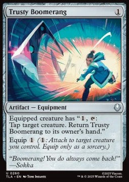 Trusty Boomerang - Magic: The Gathering | Avatar: The Last Airbender (Uncommon) [TLA-260] - JotaCards - Tu Tienda de TCG