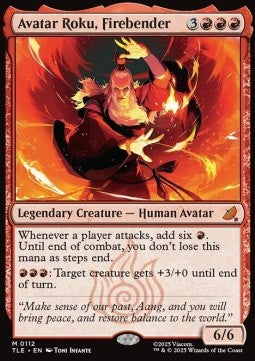 Avatar Roku, Firebender (V.1) - Magic: The Gathering | Avatar: The Last Airbender: Eternal (Mythic) [TLE-112] - JotaCards - Tu Tienda de TCG