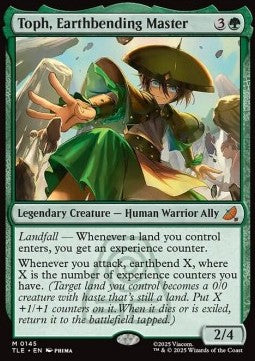 Toph, Earthbending Master (V.1) - Magic: The Gathering | Avatar: The Last Airbender: Eternal (Mythic) [TLE-145] - JotaCards - Tu Tienda de TCG