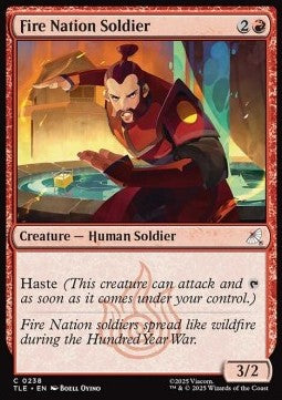 Fire Nation Soldier (V.1) - Magic: The Gathering | Avatar: The Last Airbender: Eternal (Common) [TLE-238] - JotaCards - Tu Tienda de TCG