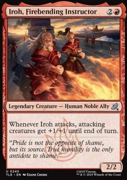 Iroh, Firebending Instructor (V.1) - Magic: The Gathering | Avatar: The Last Airbender: Eternal (Uncommon) [TLE-240] - JotaCards - Tu Tienda de TCG