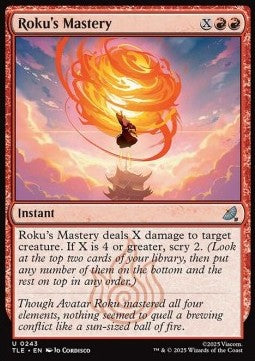 Roku's Mastery - Magic: The Gathering | Avatar: The Last Airbender: Eternal (Uncommon) [TLE-243] - JotaCards - Tu Tienda de TCG