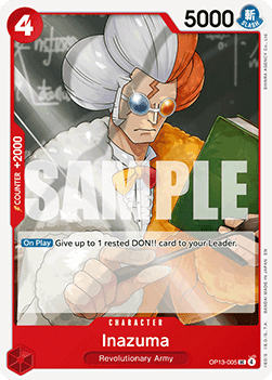 Inazuma (OP13-005) - Carrying on his Will (Uncommon) [OP13-005] - JotaCards - Tu Tienda de TCG
