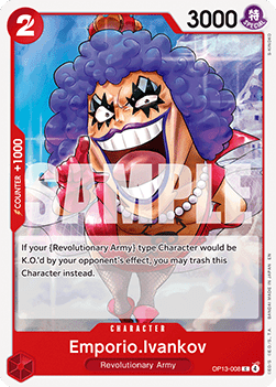 Emporio.Ivankov (OP13-008) - Carrying on his Will (Common) [OP13-008] - JotaCards - Tu Tienda de TCG