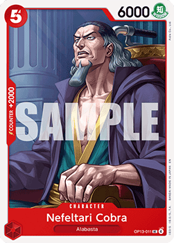 Nefeltari Cobra (OP13-011) - Carrying on his Will (Uncommon) [OP13-011] - JotaCards - Tu Tienda de TCG