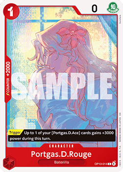 Portgas.D.Rouge (OP13-014) - Carrying on his Will (Common) [OP13-014] - JotaCards - Tu Tienda de TCG