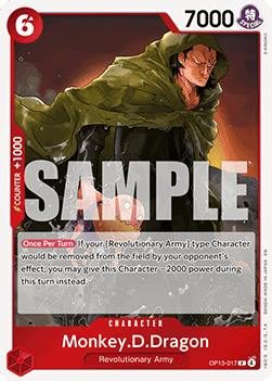 Monkey.D.Dragon (OP13-017) - Carrying on his Will (Rare) [OP13-017] - JotaCards - Tu Tienda de TCG