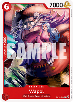 Wapol (OP13-018) - Carrying on his Will (Uncommon) [OP13-018] - JotaCards - Tu Tienda de TCG