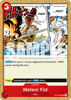 Meteor Fist (OP13-020) - Carrying on his Will (Uncommon) [OP13-020] - JotaCards - Tu Tienda de TCG