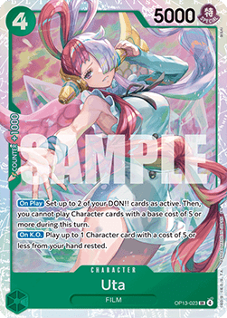 Uta (OP13-023) (V.1) - Carrying on his Will (Super Rare) [OP13-023] - JotaCards - Tu Tienda de TCG