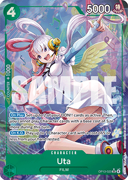 Uta (OP13-023) (V.2) - Carrying on his Will (Alternate Art) [OP13-023] - JotaCards - Tu Tienda de TCG