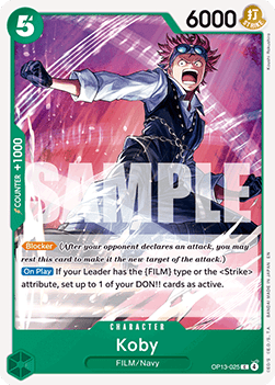 Koby (OP13-025) - Carrying on his Will (Common) [OP13-025] - JotaCards - Tu Tienda de TCG