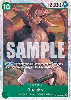 Shanks (OP13-028) (V.1) - Carrying on his Will (Super Rare) [OP13-028] - JotaCards - Tu Tienda de TCG