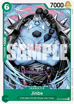 Jinbe (OP13-029) - Carrying on his Will (Uncommon) [OP13-029] - JotaCards - Tu Tienda de TCG