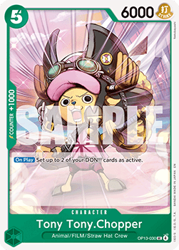 Tony Tony.Chopper (OP13-030) - Carrying on his Will (Uncommon) [OP13-030] - JotaCards - Tu Tienda de TCG