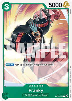 Franky (OP13-033) - Carrying on his Will (Common) [OP13-033] - JotaCards - Tu Tienda de TCG