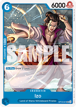 Izo (OP13-041) - Carrying on his Will (Uncommon) [OP13-041] - JotaCards - Tu Tienda de TCG