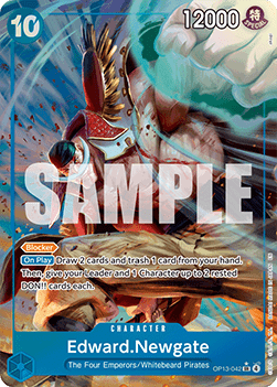 Edward.Newgate (OP13-042) (V.2) - Carrying on his Will (Alternate Art) [OP13-042] - JotaCards - Tu Tienda de TCG
