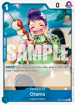 Otama (OP13-043) - Carrying on his Will (Rare) [OP13-043] - JotaCards - Tu Tienda de TCG