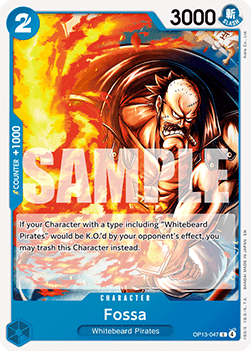 Fossa (OP13-047) - Carrying on his Will (Common) [OP13-047] - JotaCards - Tu Tienda de TCG