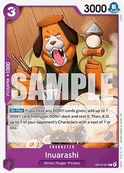 Inuarashi (OP13-061) - Carrying on his Will (Common) [OP13-061] - JotaCards - Tu Tienda de TCG