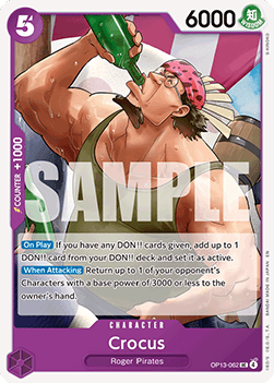 Crocus (OP13-062) - Carrying on his Will (Uncommon) [OP13-062] - JotaCards - Tu Tienda de TCG