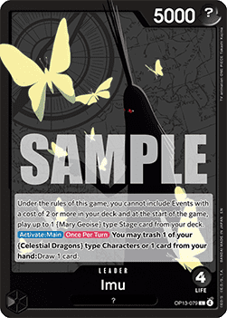 Imu (OP13-079) (V.1) - Carrying on his Will (Leader) [OP13-079] - JotaCards - Tu Tienda de TCG