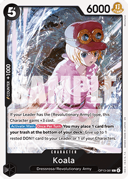 Koala (OP13-081) - Carrying on his Will (Common) [OP13-081] - JotaCards - Tu Tienda de TCG