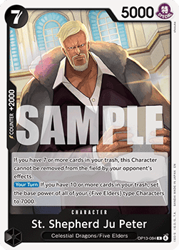 St. Shepherd Ju Peter (OP13-084) (V.1) - Carrying on his Will (Rare) [OP13-084] - JotaCards - Tu Tienda de TCG