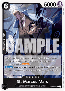 St. Marcus Mars (OP13-091) (V.1) - Carrying on his Will (Rare) [OP13-091] - JotaCards - Tu Tienda de TCG