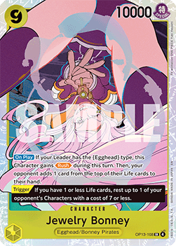 Jewelry Bonney (OP13-108) (V.1) - Carrying on his Will (Super Rare) [OP13-108] - JotaCards - Tu Tienda de TCG